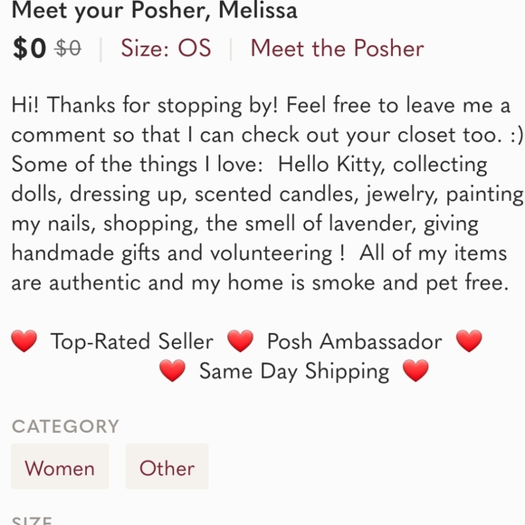 MEET YOUR POSHER 💖 SHOP WITH CONFIDENCE - Picture 13 of 13